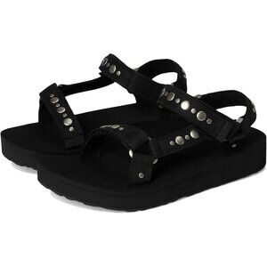 Teva Shoes Midform Universal Black Studded Strap Sandals